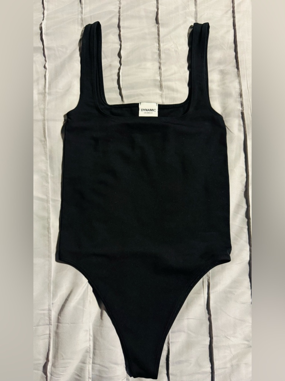 Dynamic Women’s Black Tank Bodysuit
